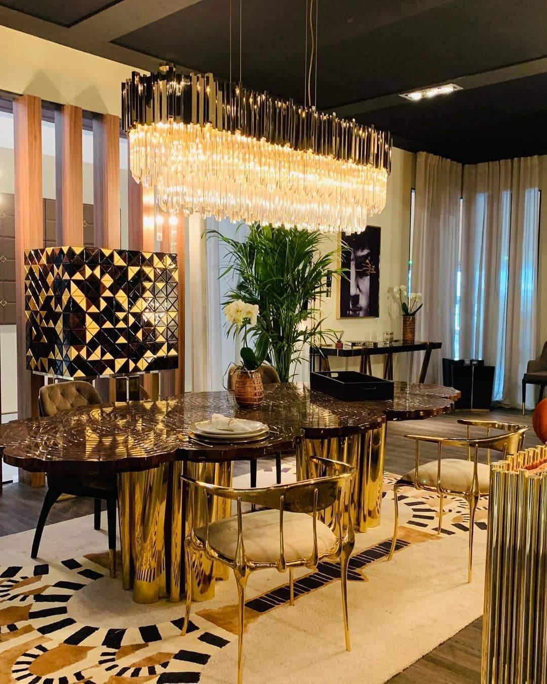 Lustra Kronleuchter Gold Kristall Golden-Letslighting