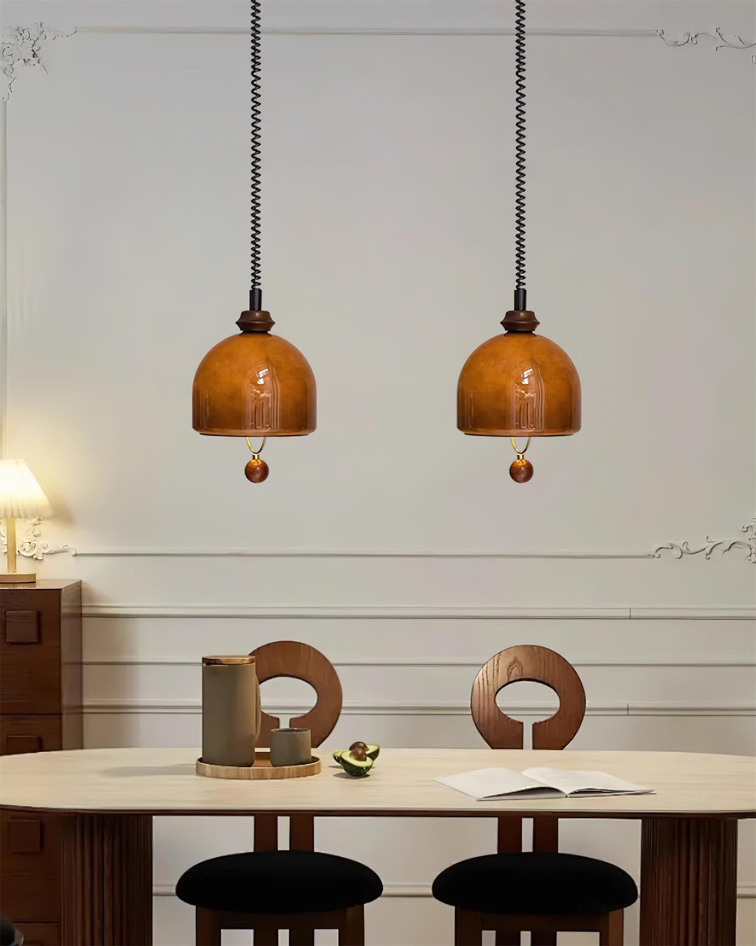 Ardelle Pendelleuchte Vintage Kuppel Glas-Letslighting