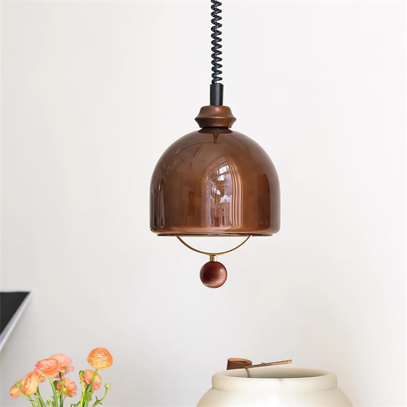 Ardelle Pendelleuchte Vintage Kuppel Glas-Letslighting
