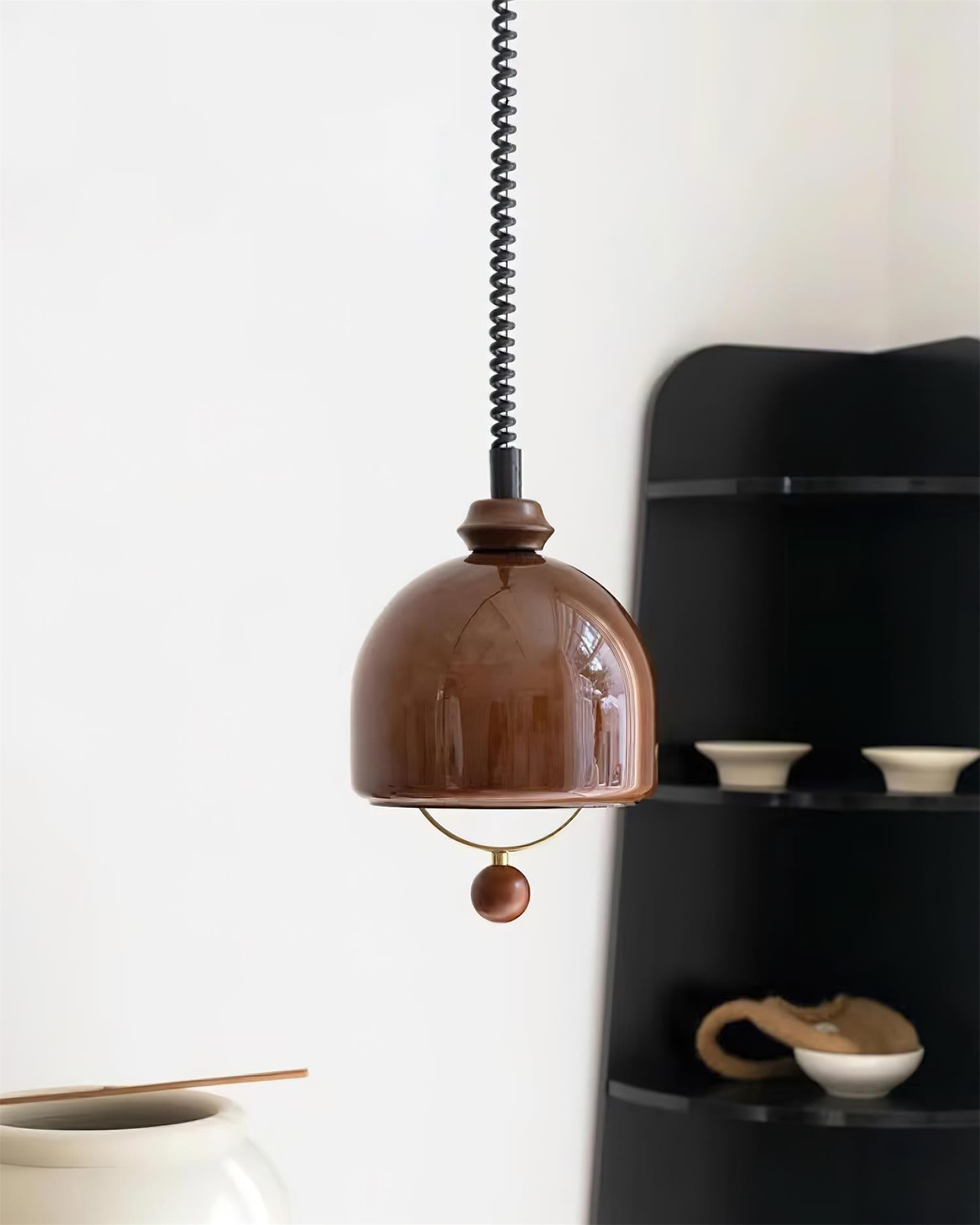 Ardelle Pendelleuchte Vintage Kuppel Glas-Letslighting