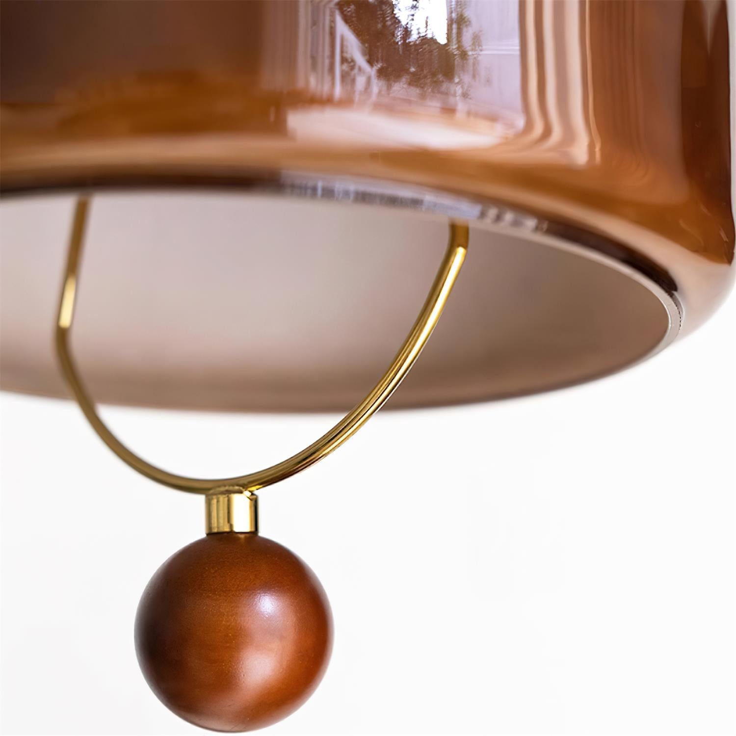 Ardelle Pendelleuchte Vintage Kuppel Glas-Letslighting