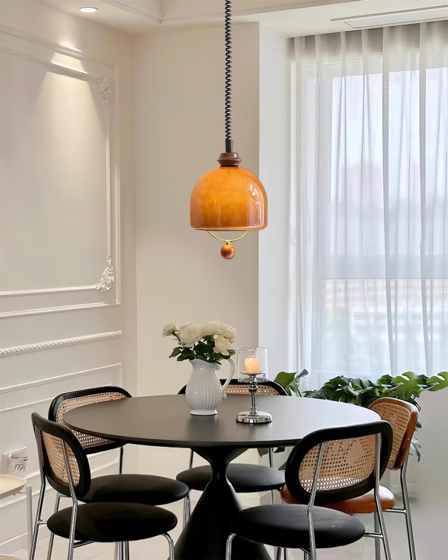 Ardelle Pendelleuchte Vintage Kuppel Glas-Letslighting