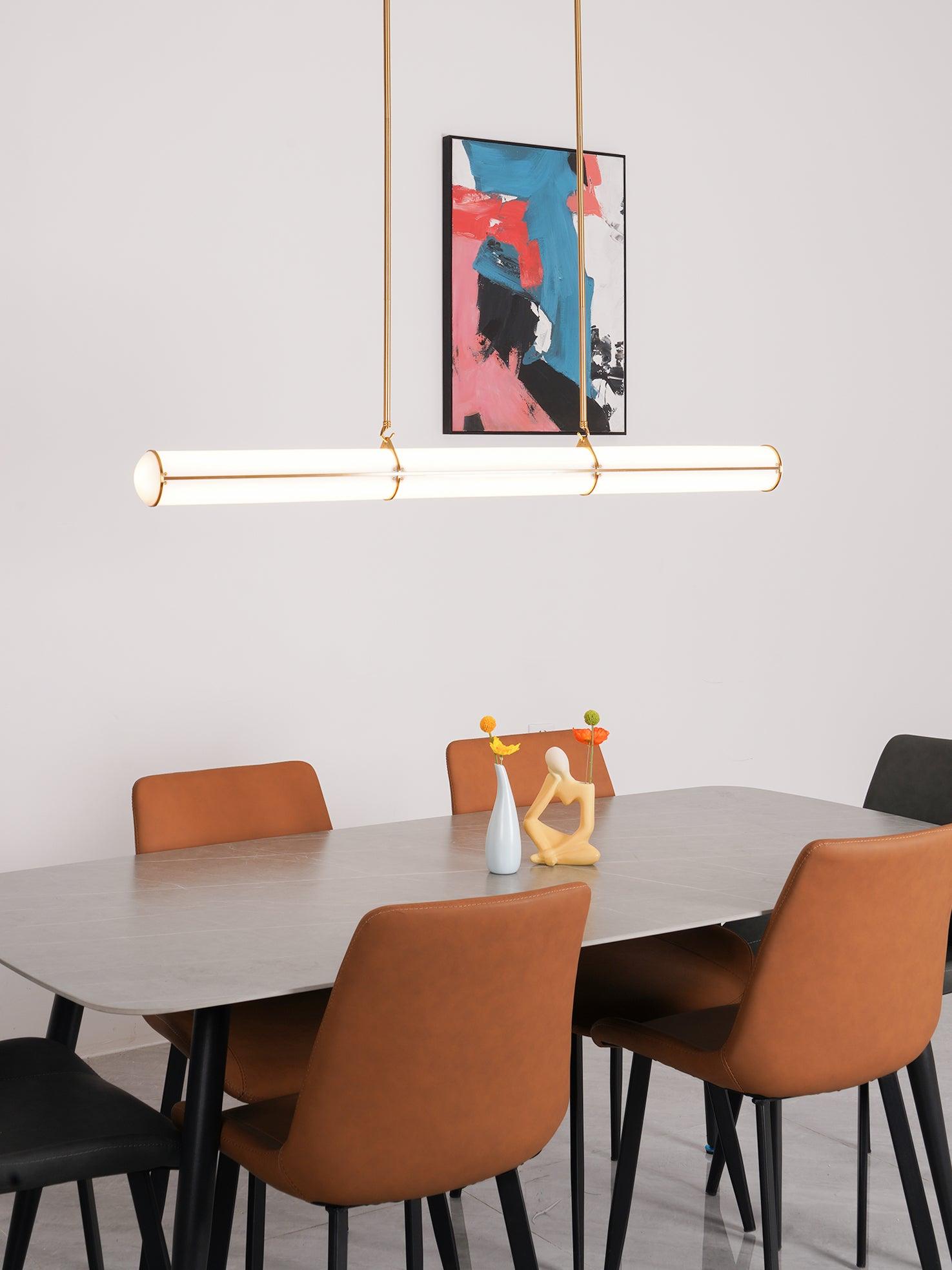 Lustra Pendelleuchte Leuchte Zylindrisch Endlos Esszimmer-Letslighting
