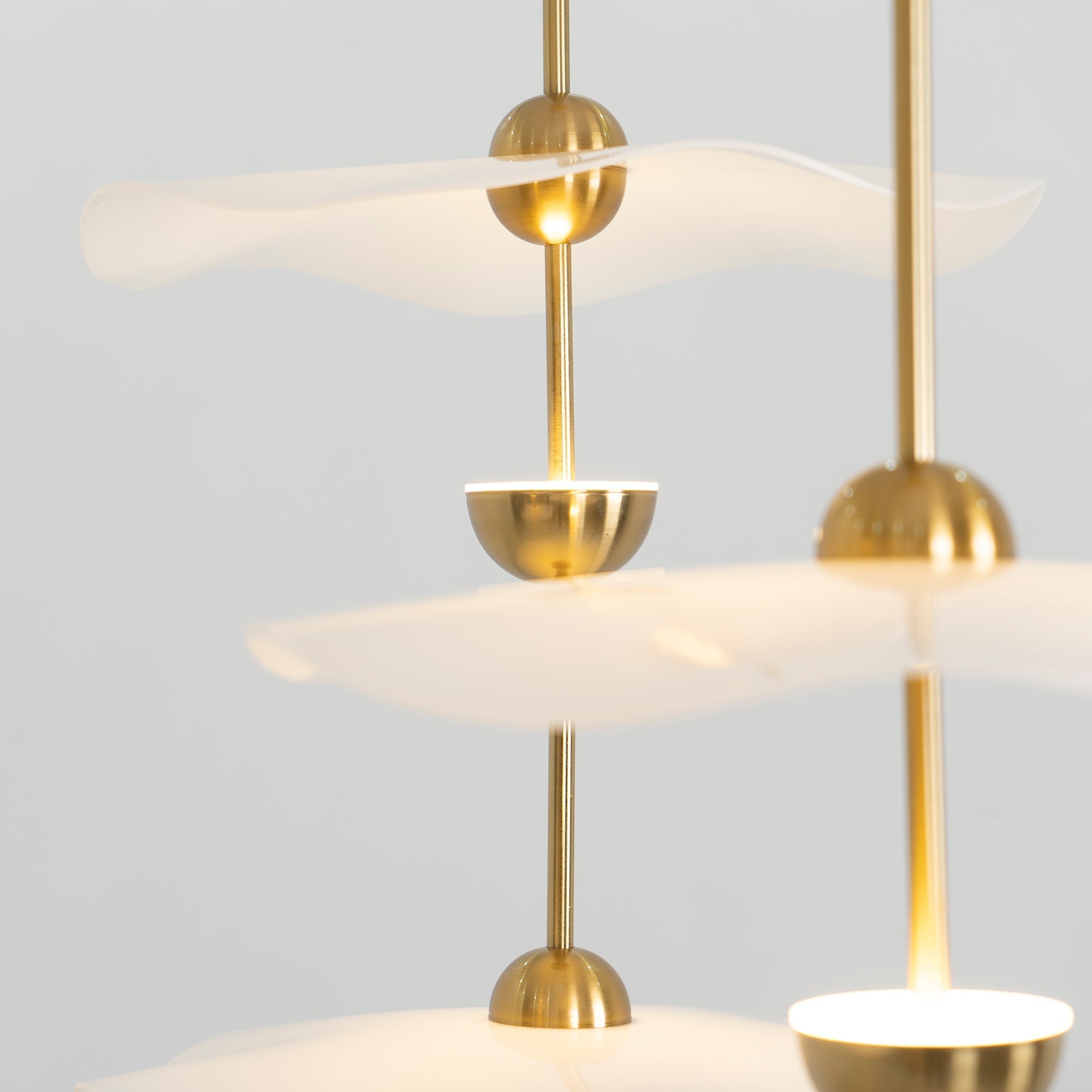 Lusso Wave Double Biscuit Pendant Light-Letslighting