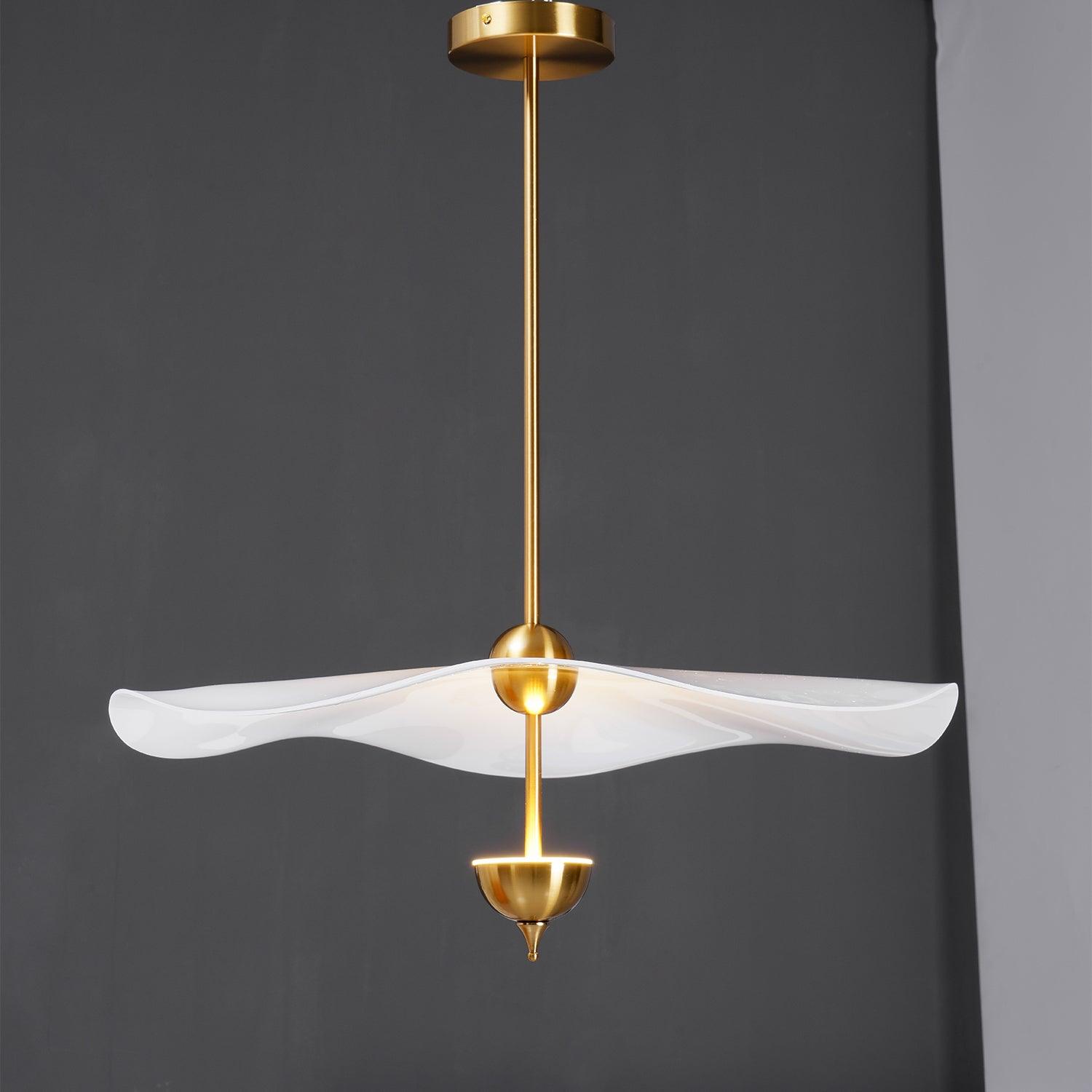 Lusso Wave Double Biscuit Pendant Light-Letslighting