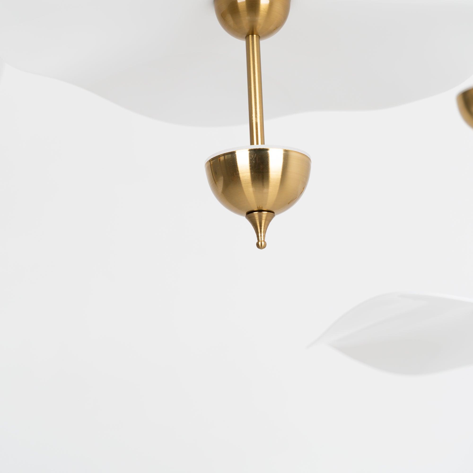 Lusso Wave Double Biscuit Pendant Light-Letslighting