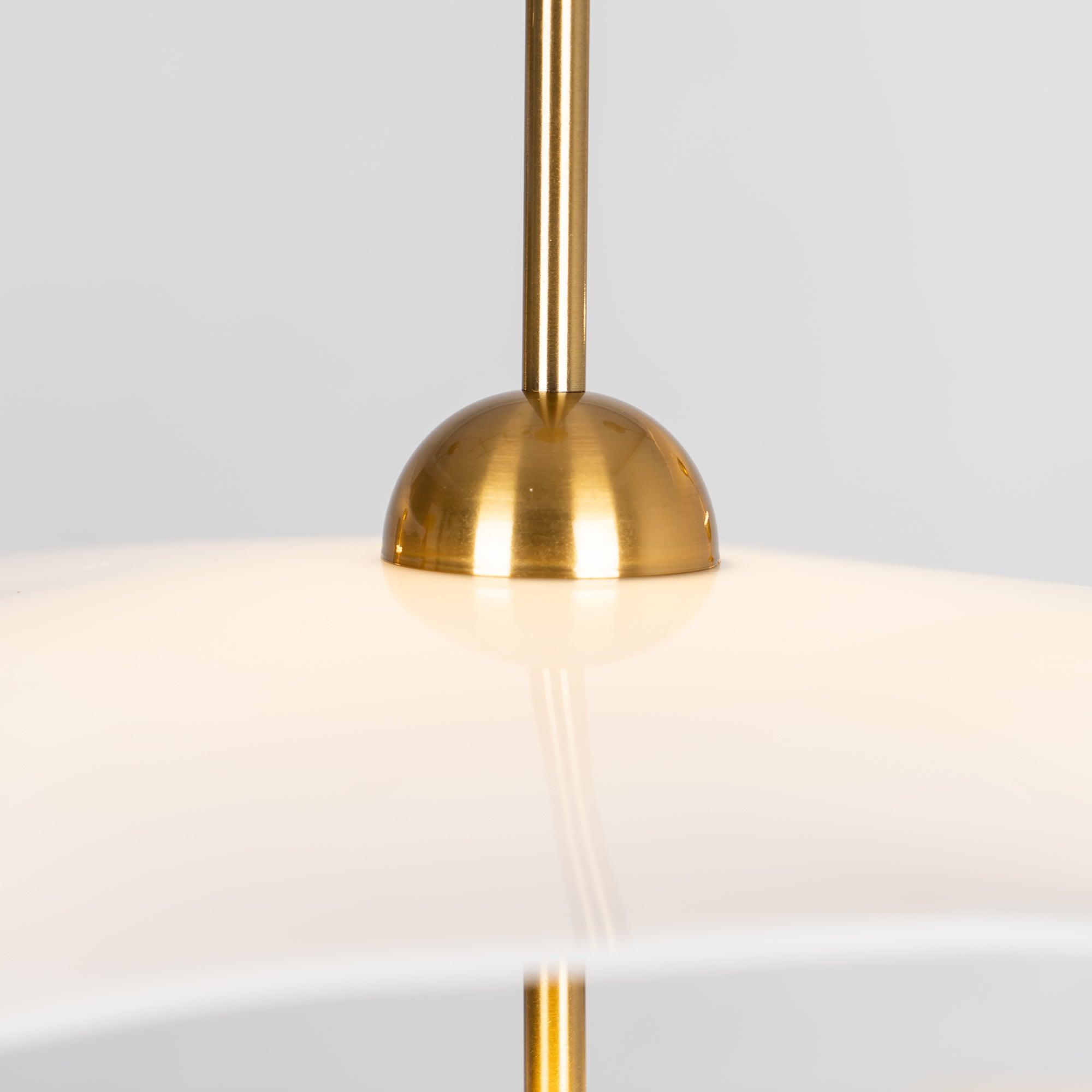 Lusso Wave Double Biscuit Pendant Light-Letslighting
