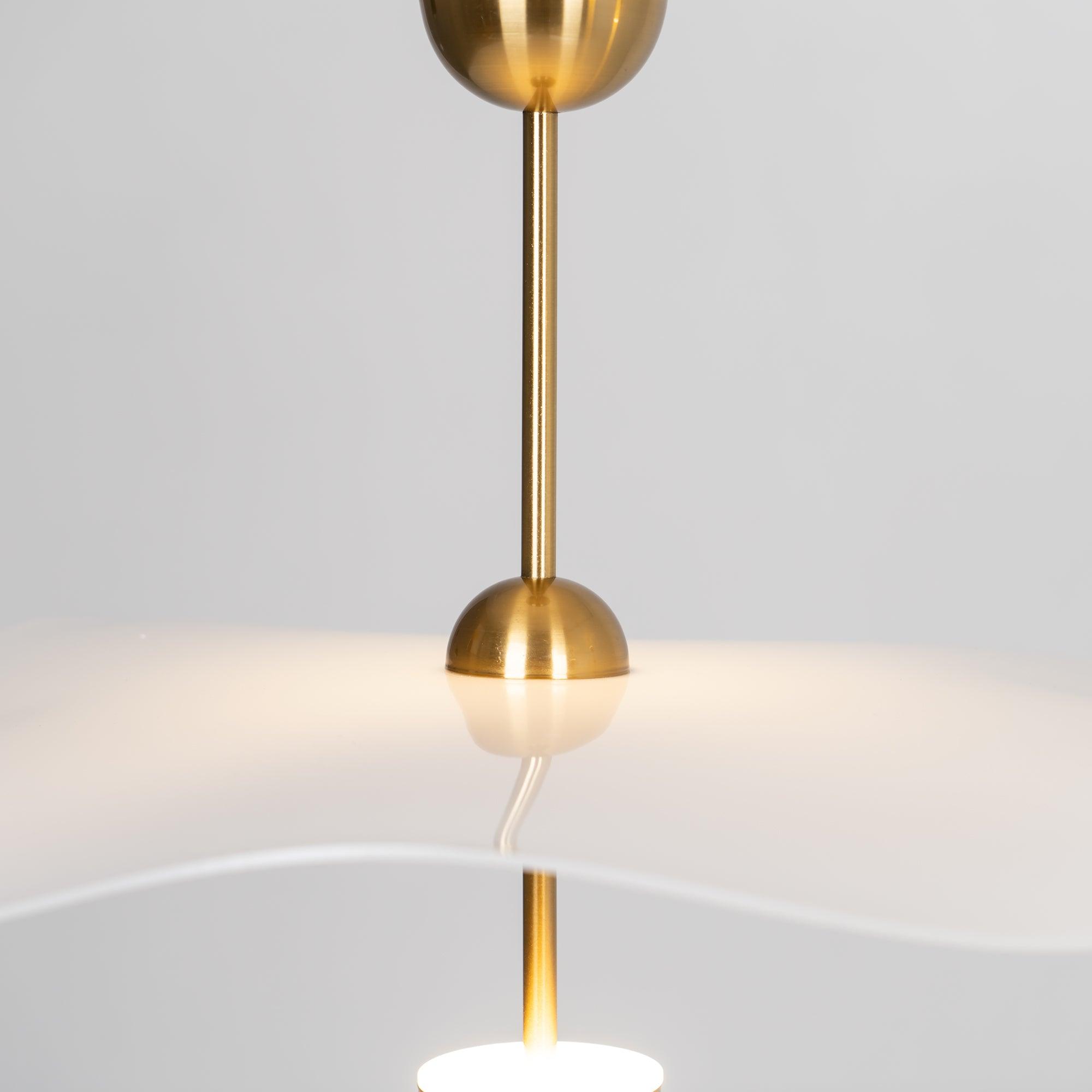 Lusso Wave Double Biscuit Pendant Light-Letslighting