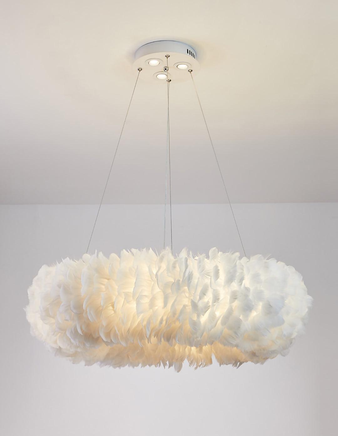Goose Feathers Pendant Lamp - Blowlighting