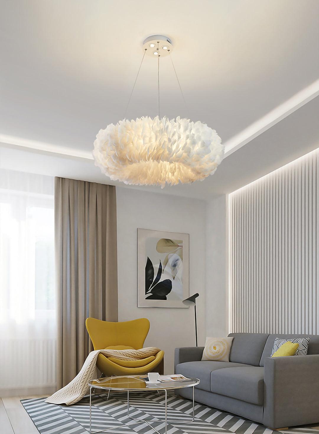 Goose Feathers Pendant Lamp - Blowlighting