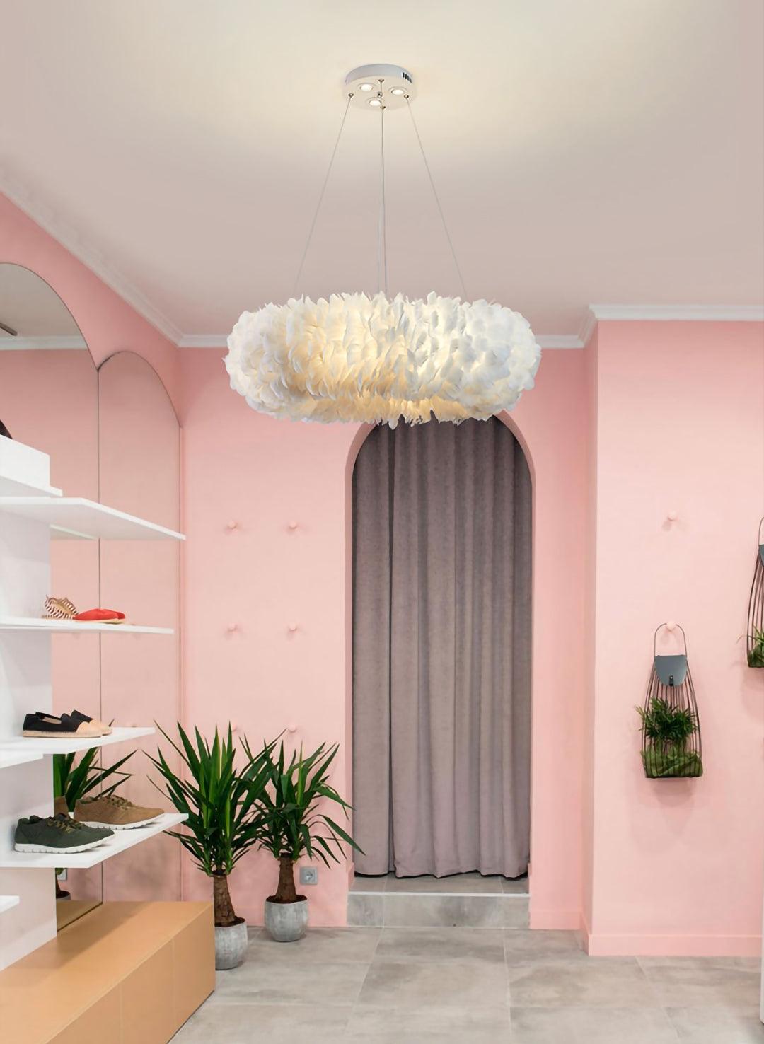 Goose Feathers Pendant Lamp - Blowlighting