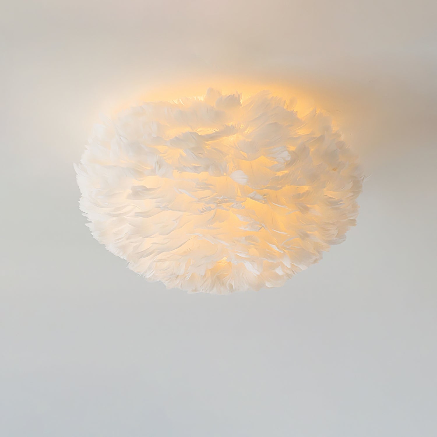 Zalore Premium Nordisch Kunst Gefiedert Deckenleuchte-Letslighting
