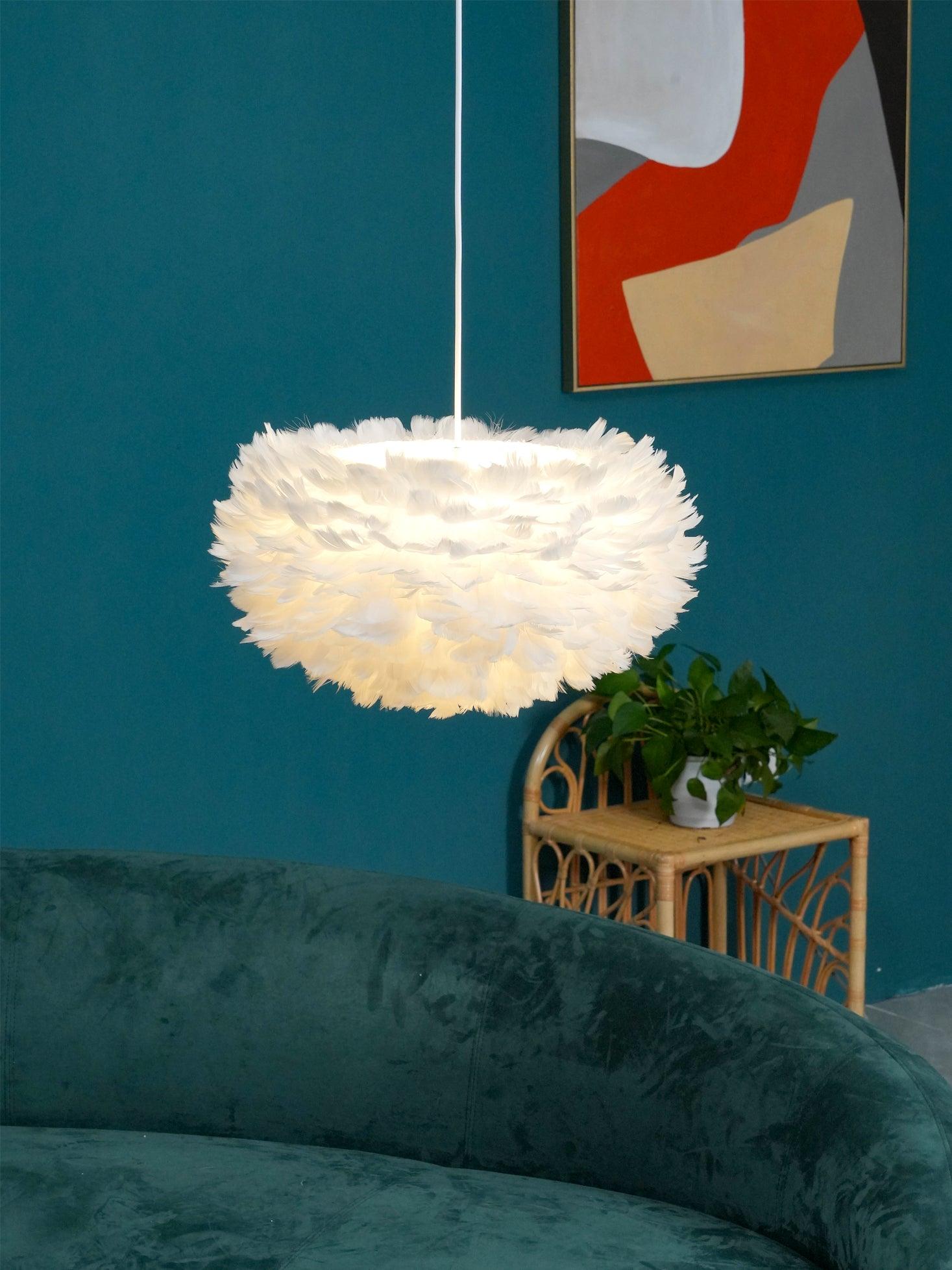 Goose Feathers Pendant Lamp - Blowlighting