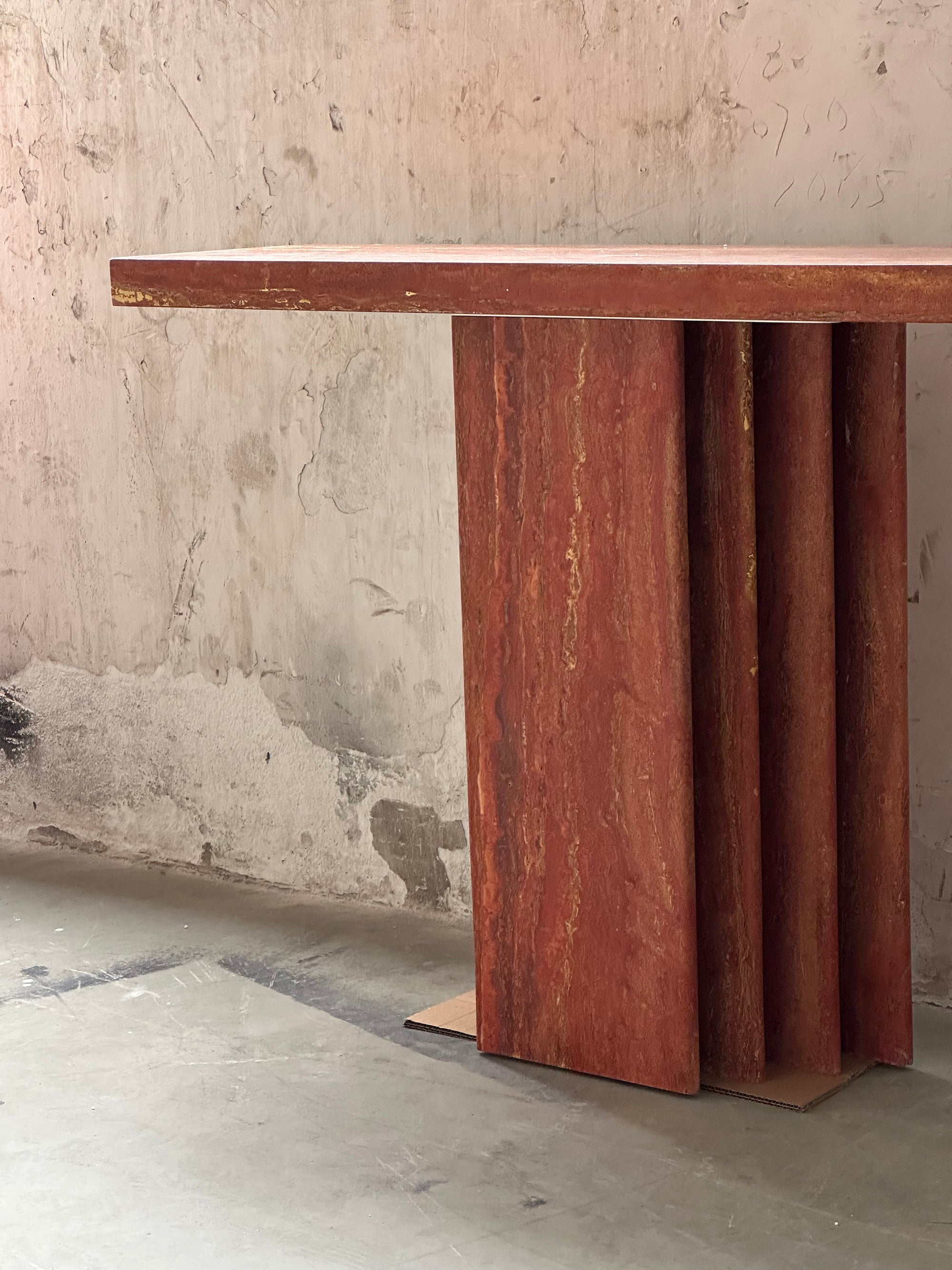 Epic Travertine Table - Letslighting