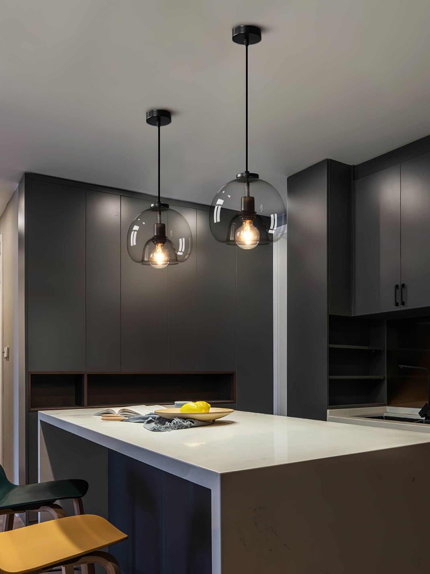 Zelirila Nordic Art Perlen Glas Pendelleuchte-Letslighting