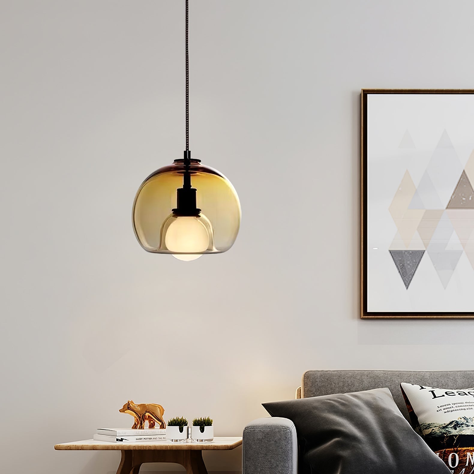 Neritha Glas Zeitgenössisch Pendelleuchte-Letslighting