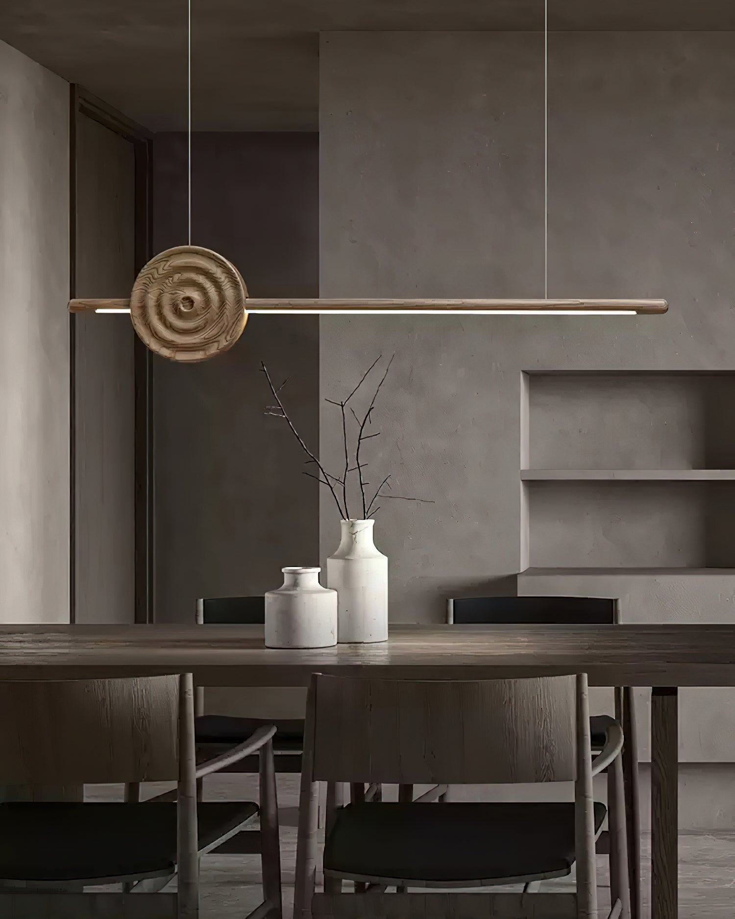 Aurora Kronleuchter Erhu Holz-Letslighting