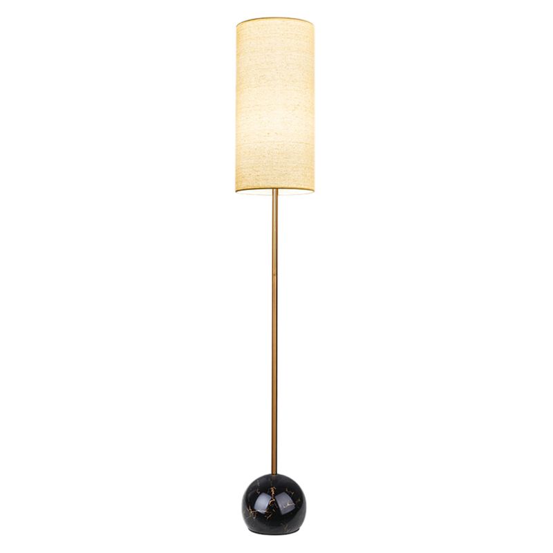 Arisha Modern Stehleuchte Zylinderform, Wohnzimmer, Metall Stoff