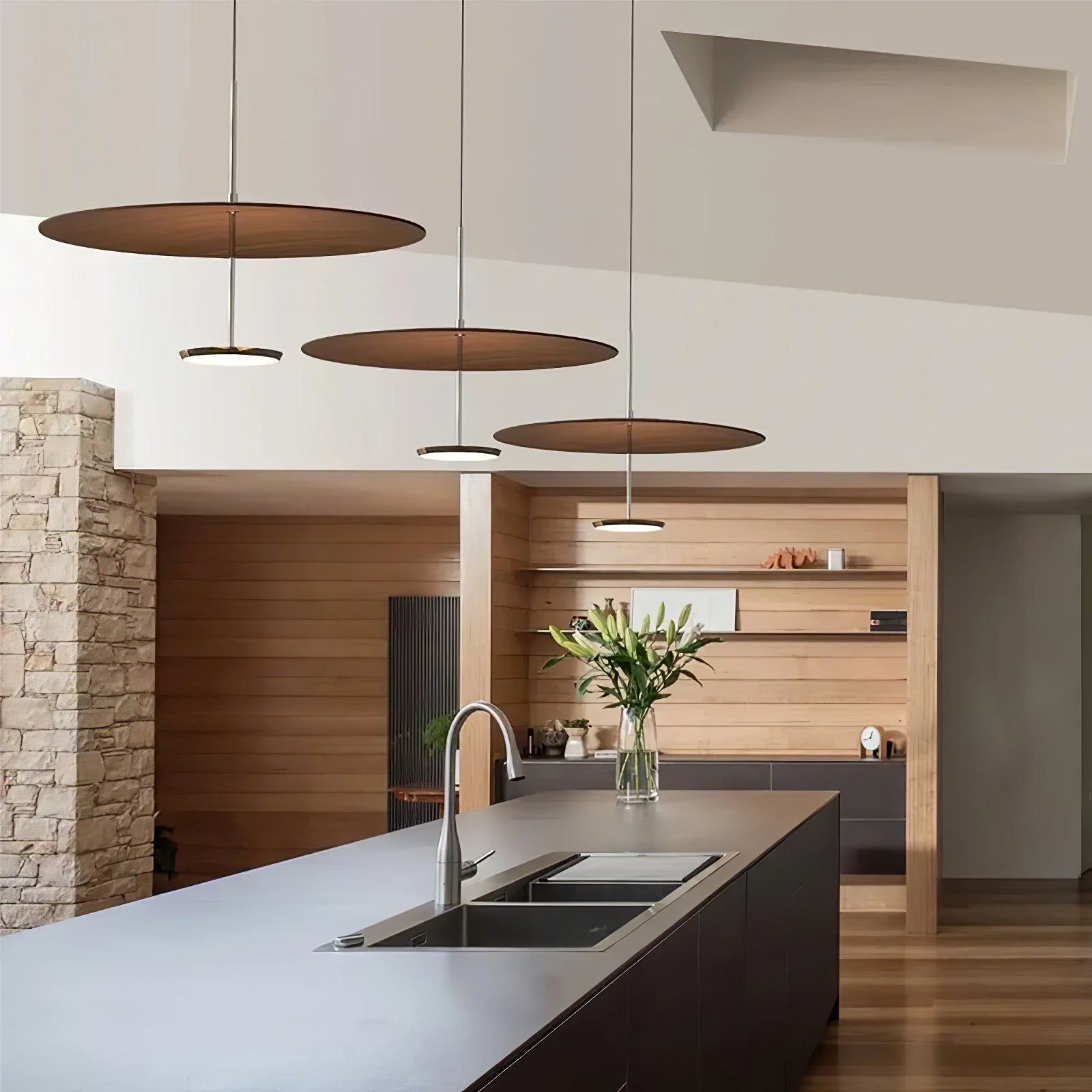 Myphaos Modern Minimalistisch Scheibe Pendelleuchte-Letslighting