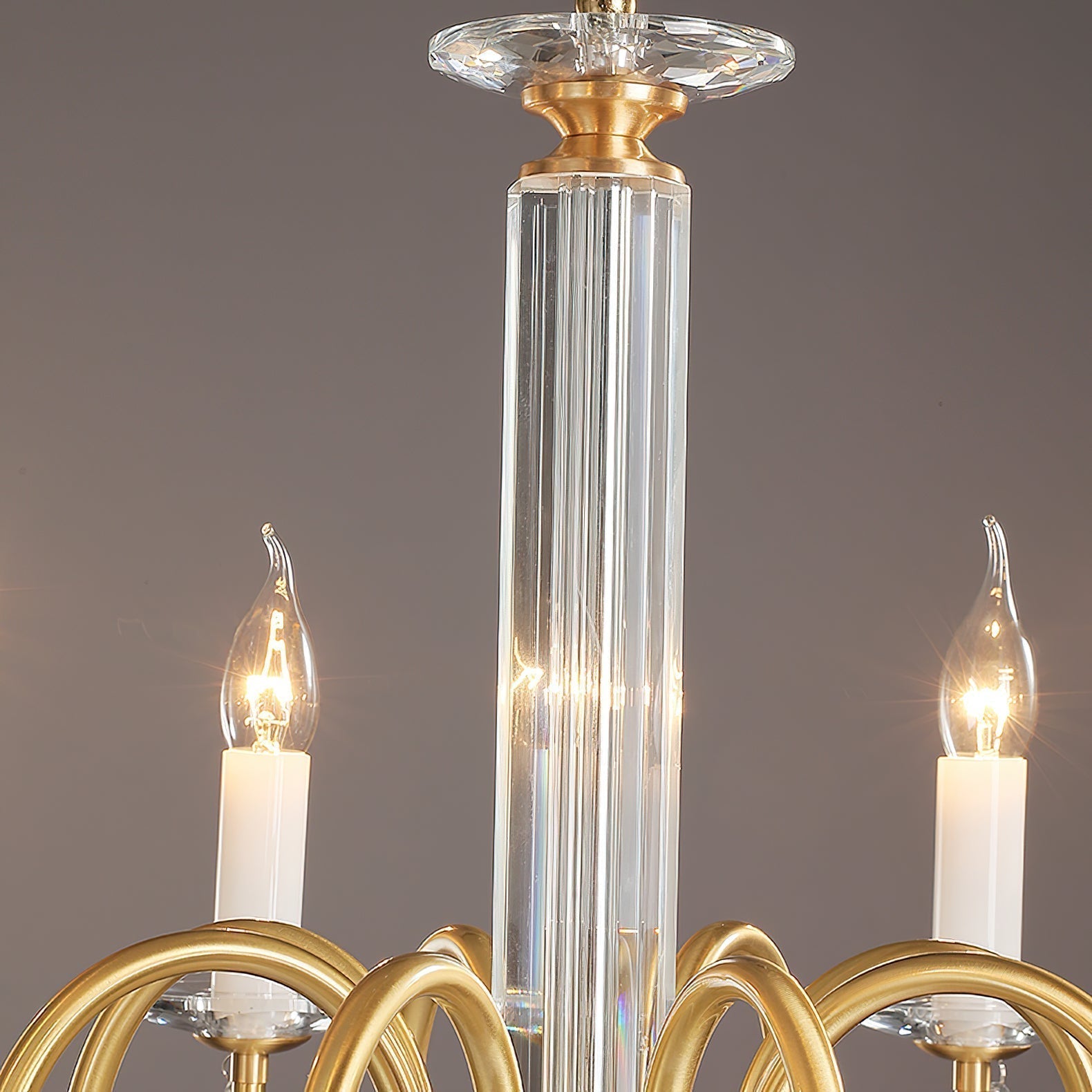 Ilphaara Messing Kristall Postmodern Luxus Kronleuchter-Letslighting