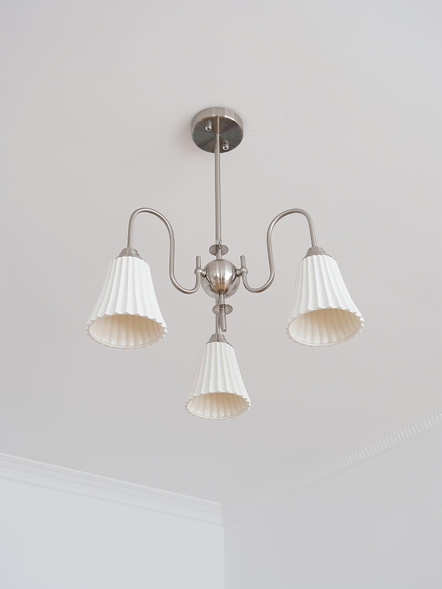 Lustra Kronleuchter Esther Keramik Gefeilt Modern-Letslighting