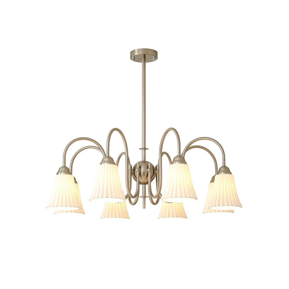 Lustra Kronleuchter Esther Keramik Gefeilt Modern-Letslighting