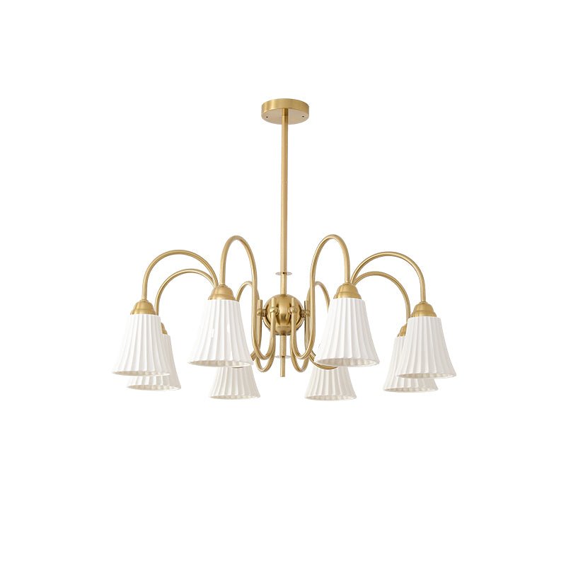 Lustra Kronleuchter Esther Keramik Gefeilt Modern-Letslighting