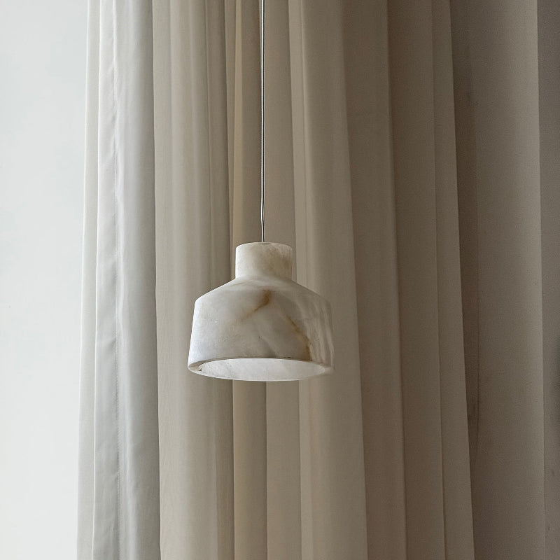 Aursore Modern Minimalist Alabaster Pendant Lamp - Letslighting