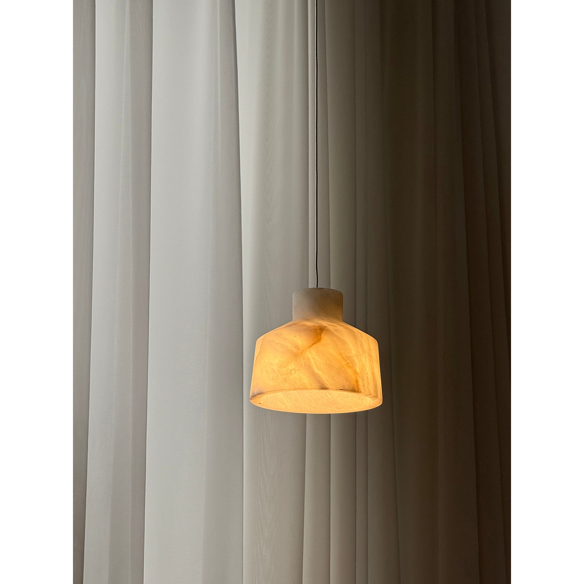 Aursore Modern Minimalist Alabaster Pendant Lamp - Letslighting