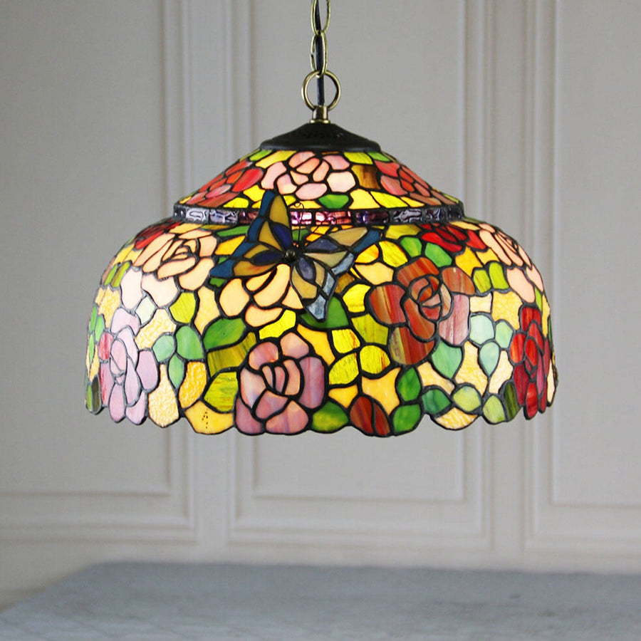 Arisha Retro Vintage Pendelleuchte Luxus Design Glas Wohnzimmer