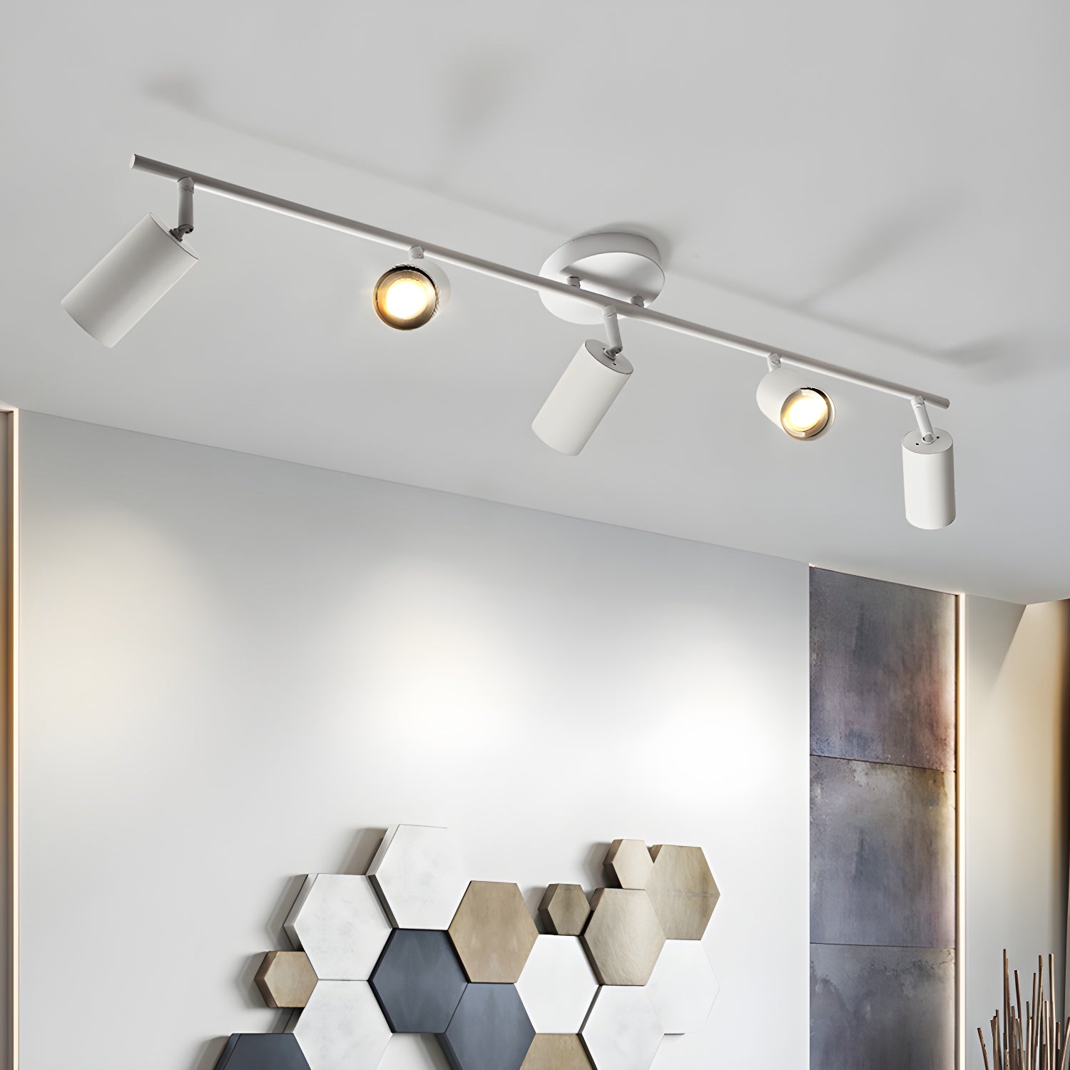 Quadra Moderne Deckenleuchte aus Aluminium-Letslighting