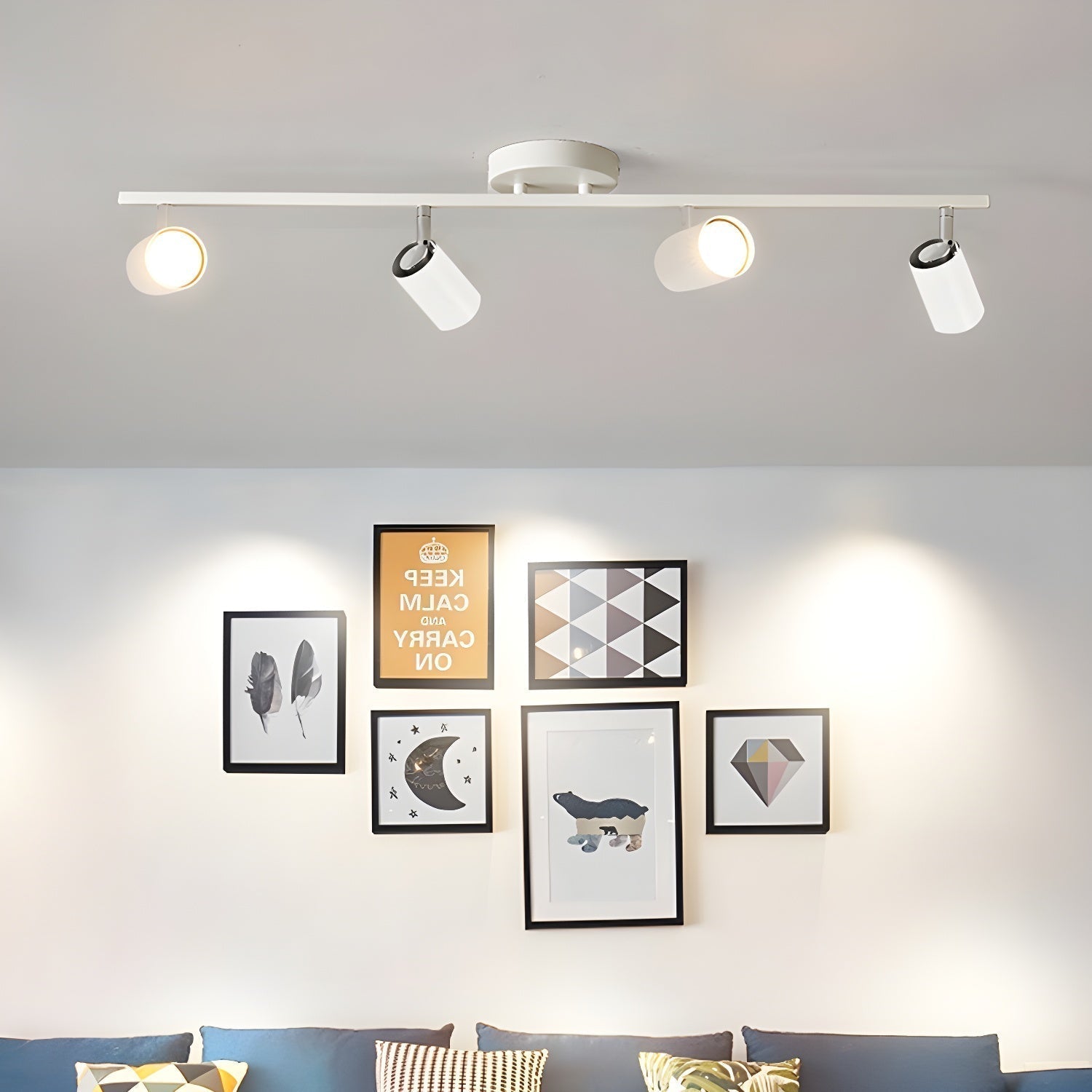 Quadra Moderne Deckenleuchte aus Aluminium-Letslighting