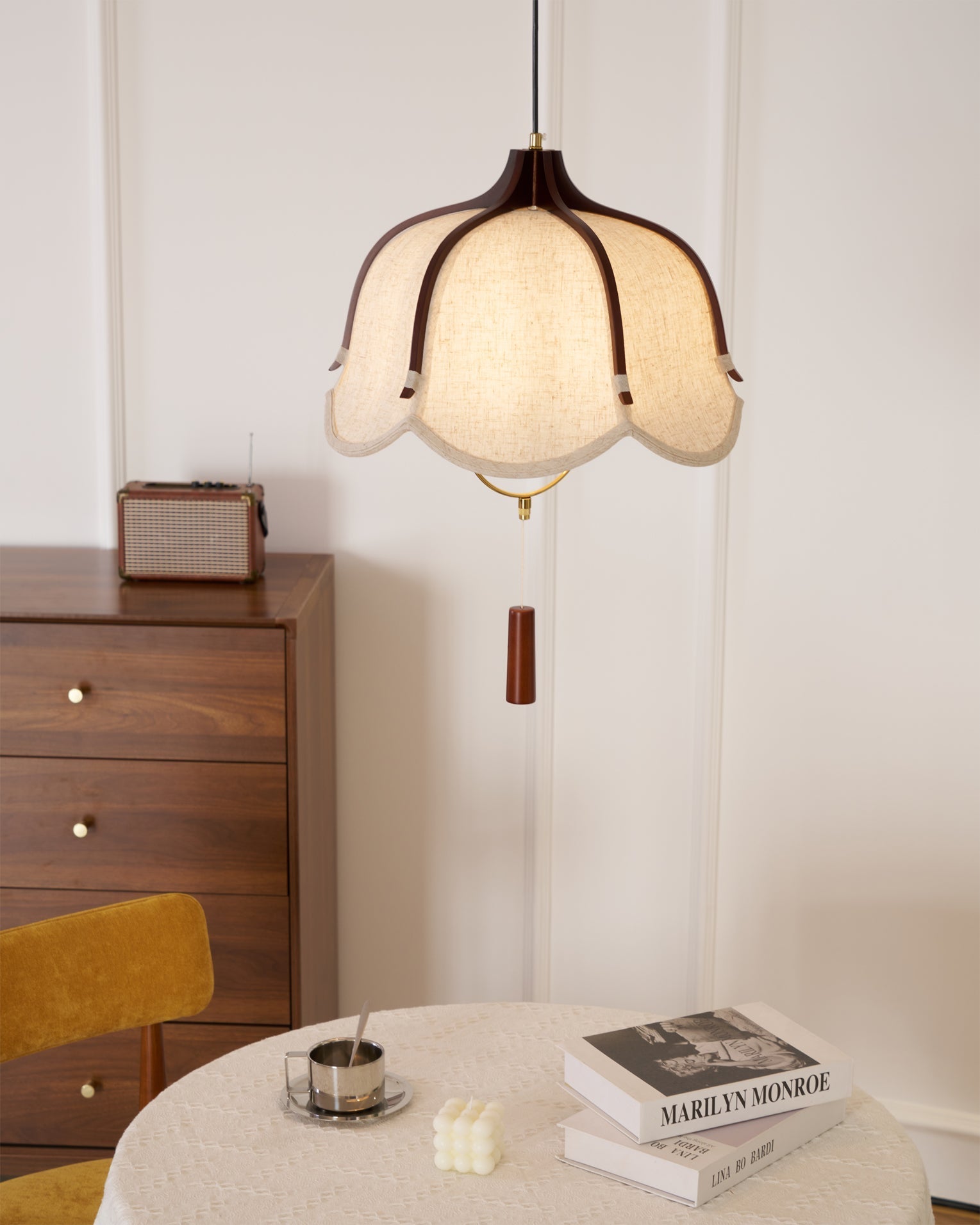 Lustra Pendelleuchte Laterne Modern Stoff-Letslighting