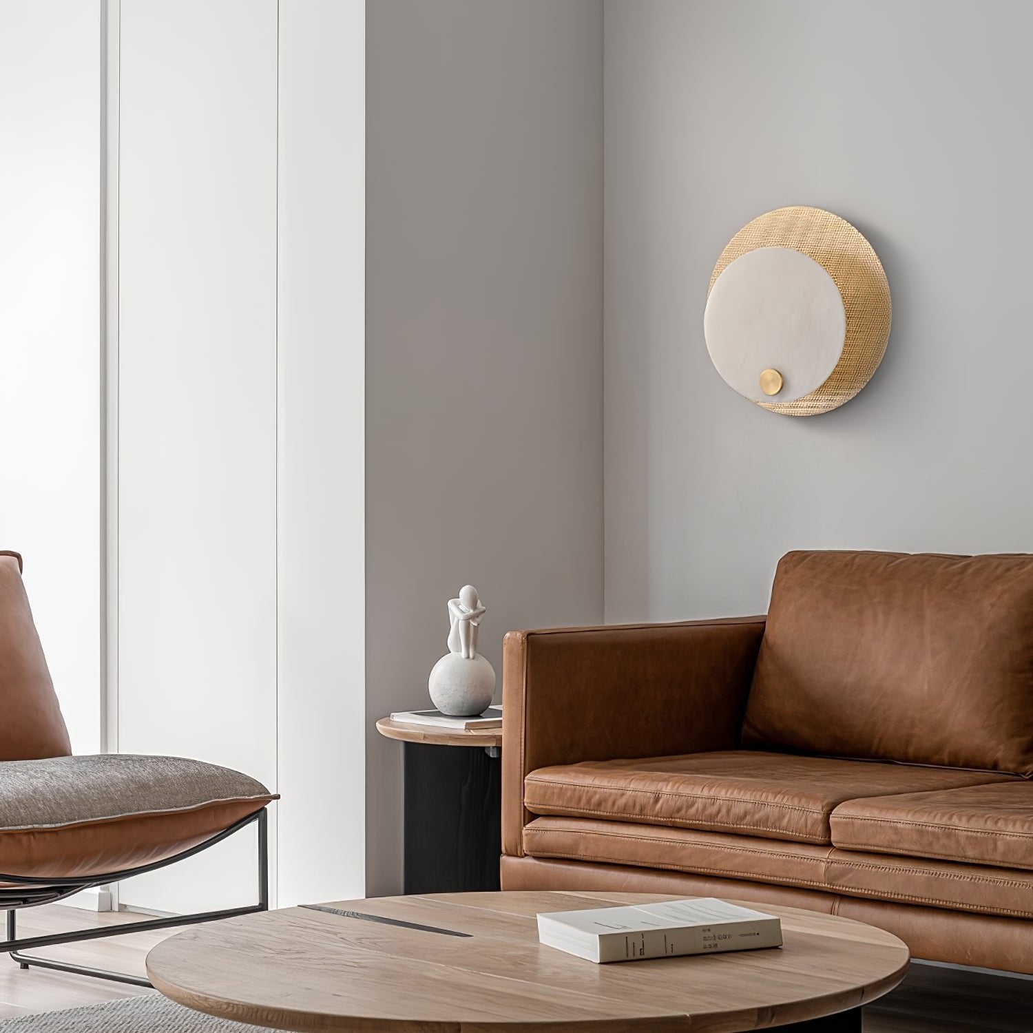 Ilzore Circular Glass Ceiling Light - Neutralighting