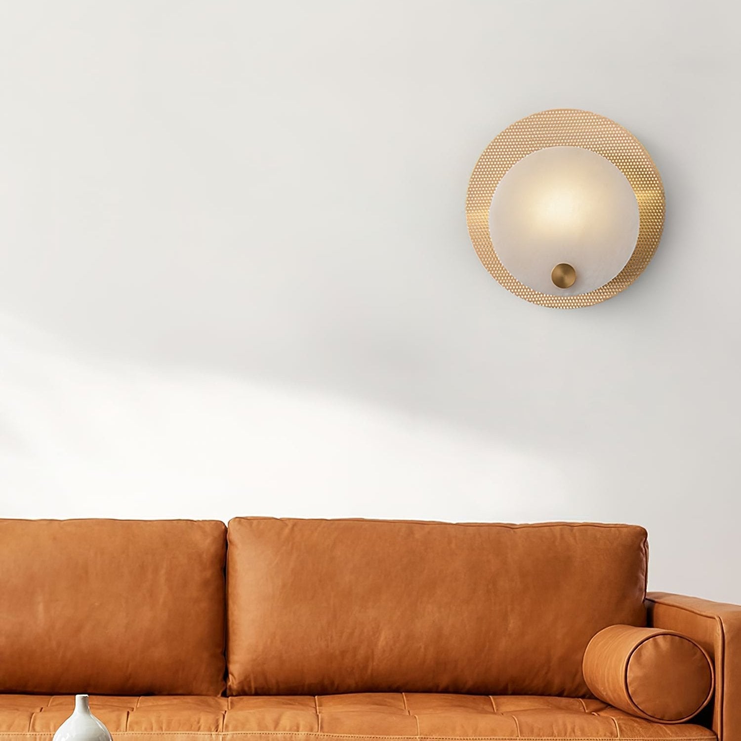 Ilzore Circular Glass Ceiling Light - Neutralighting