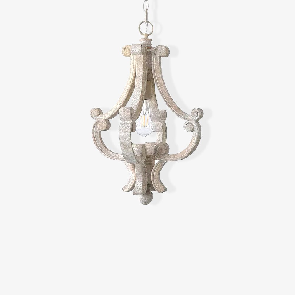 Thalien Holz Glam Pendelleuchte-Letslighting