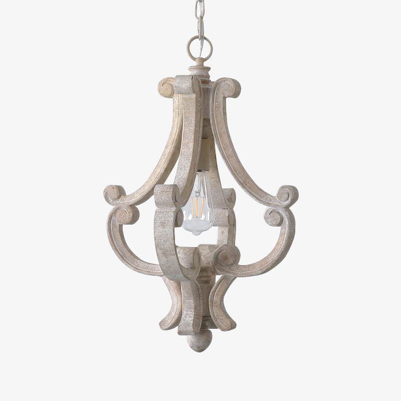 Thalien Holz Glam Pendelleuchte-Letslighting