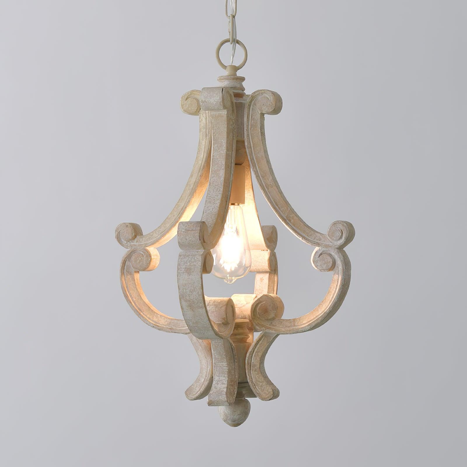 Thalien Holz Glam Pendelleuchte-Letslighting