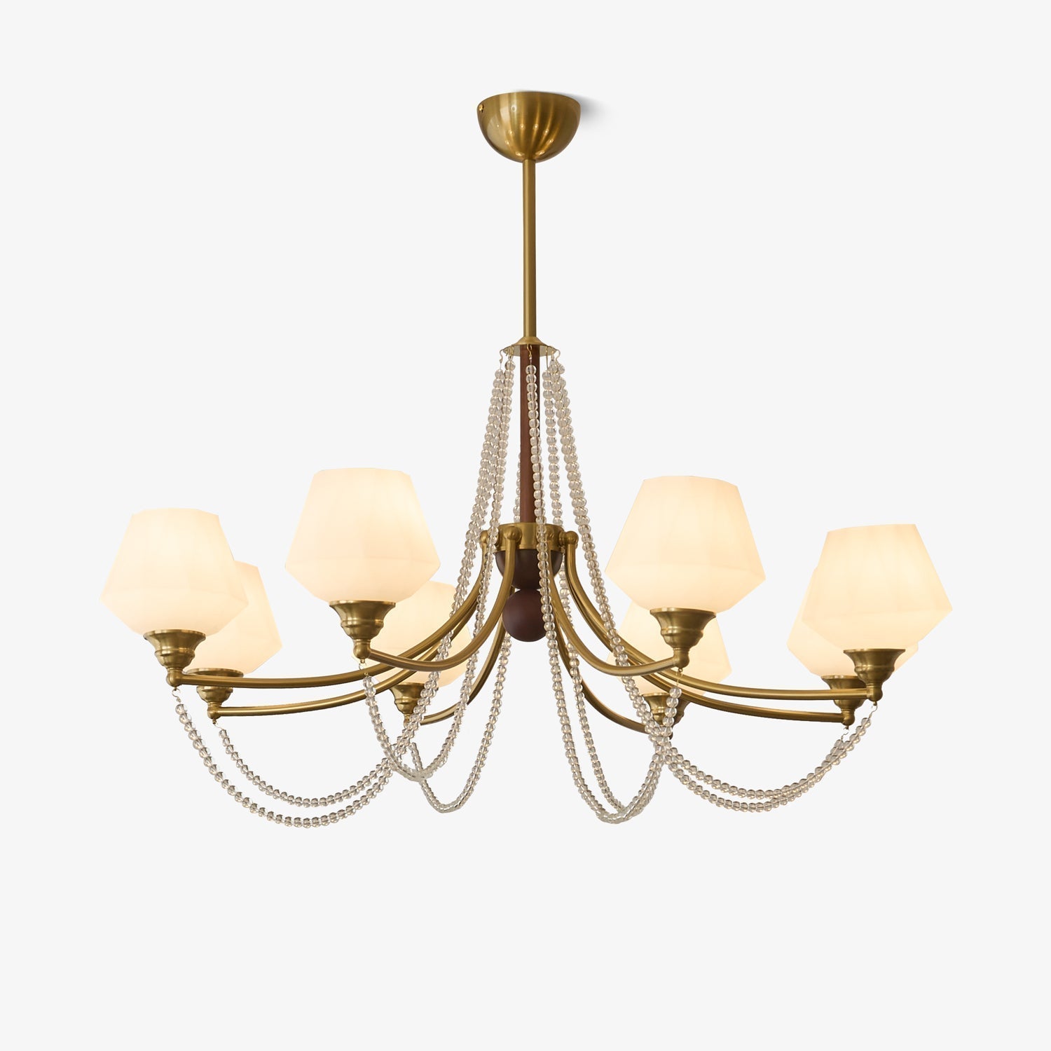 Othaus Traditioneller Eleganter Kronleuchter aus Vintage-Holz-Letslighting