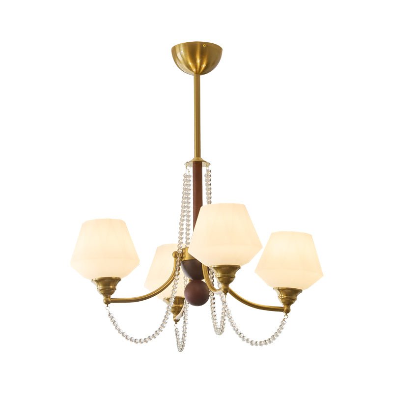 Othaus Traditioneller Eleganter Kronleuchter aus Vintage-Holz-Letslighting
