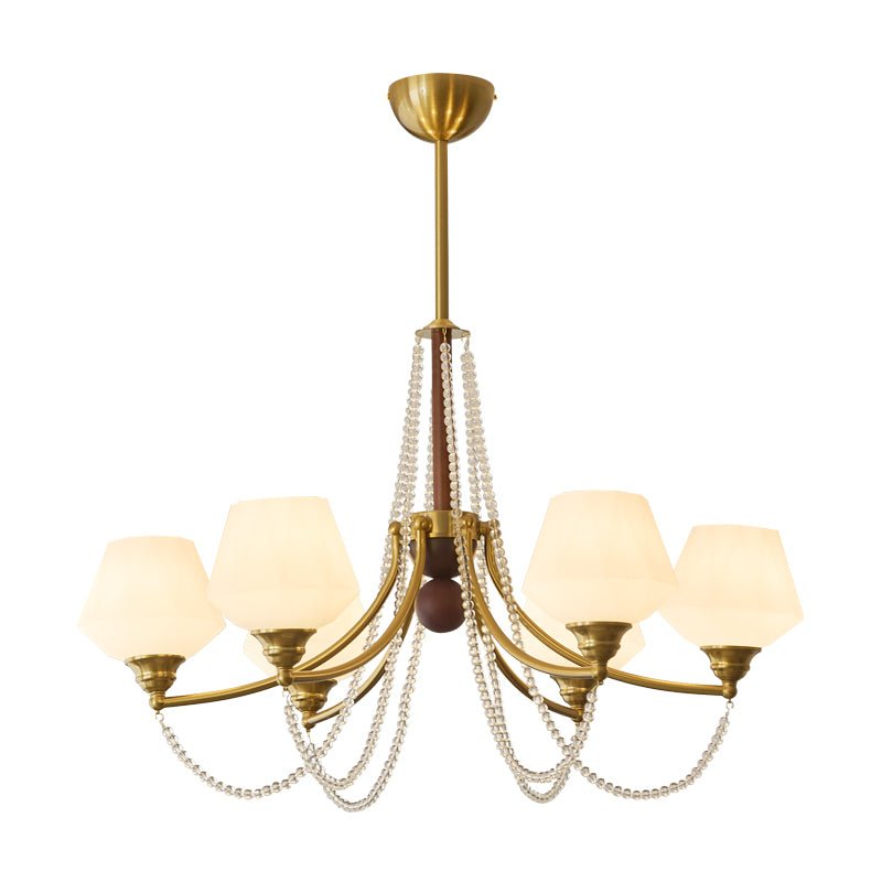 Othaus Traditioneller Eleganter Kronleuchter aus Vintage-Holz-Letslighting