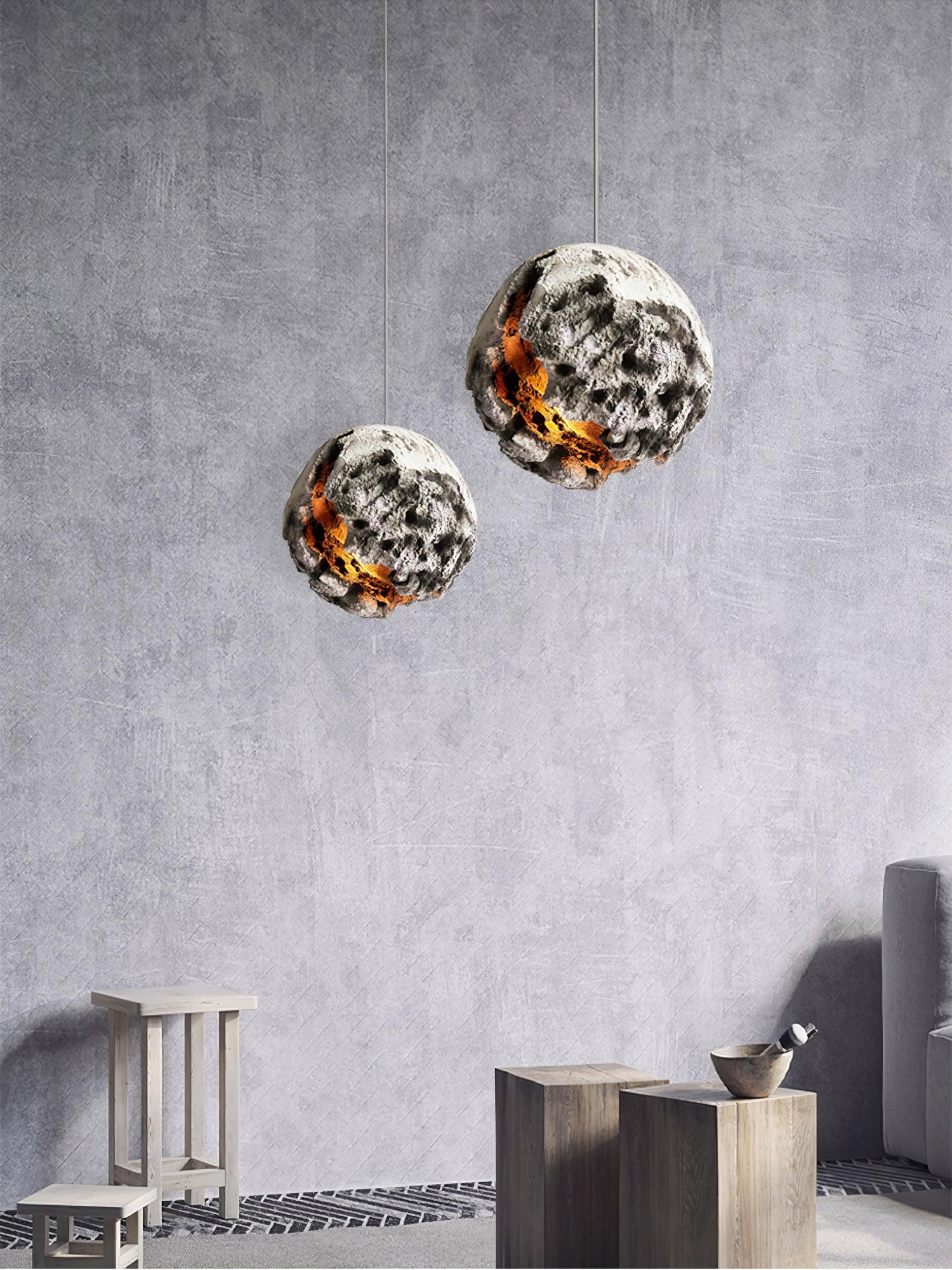 Ilphaara Irregular Planet Kunststoff-Pendelleuchte-Letslighting