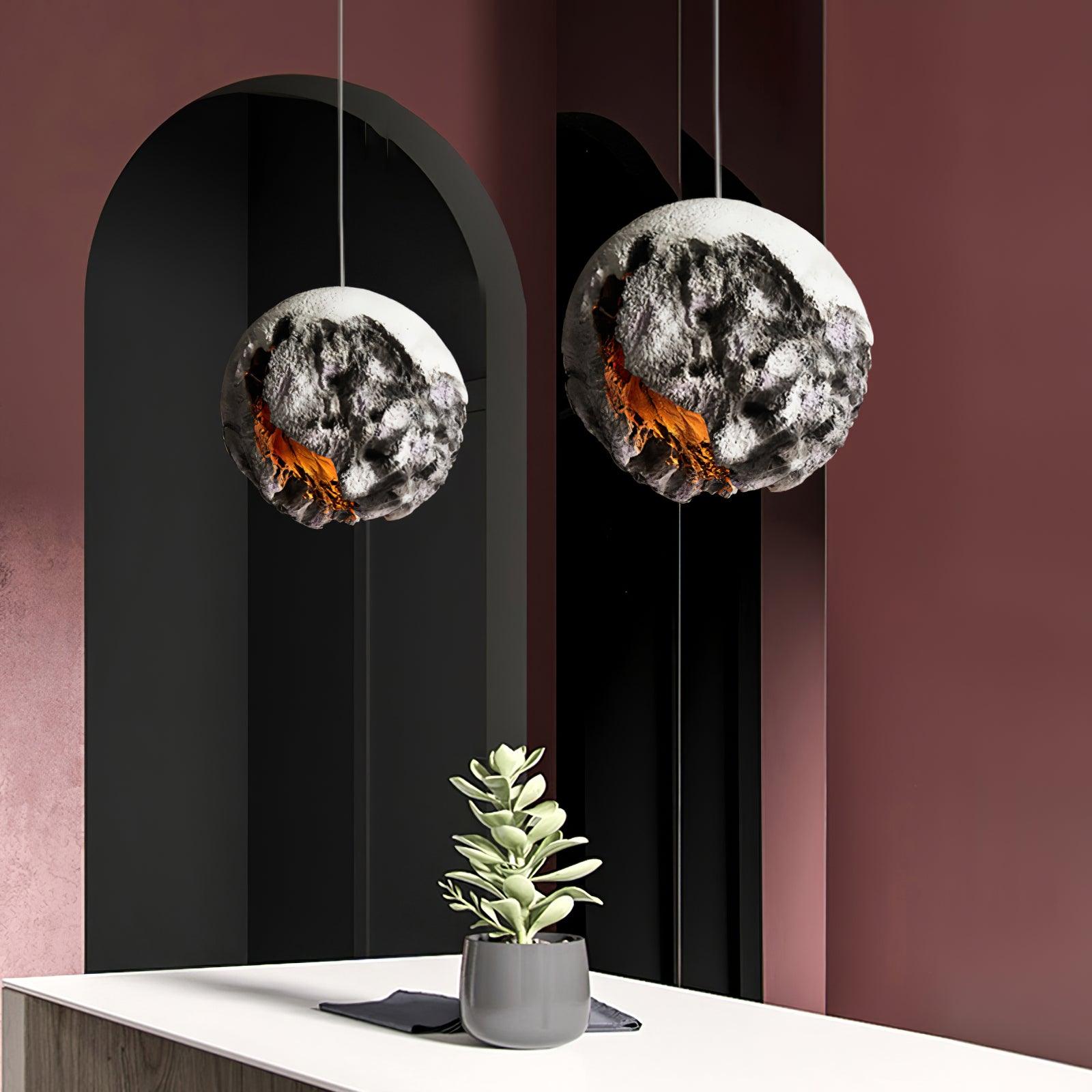 Ilphaara Irregular Planet Kunststoff-Pendelleuchte-Letslighting