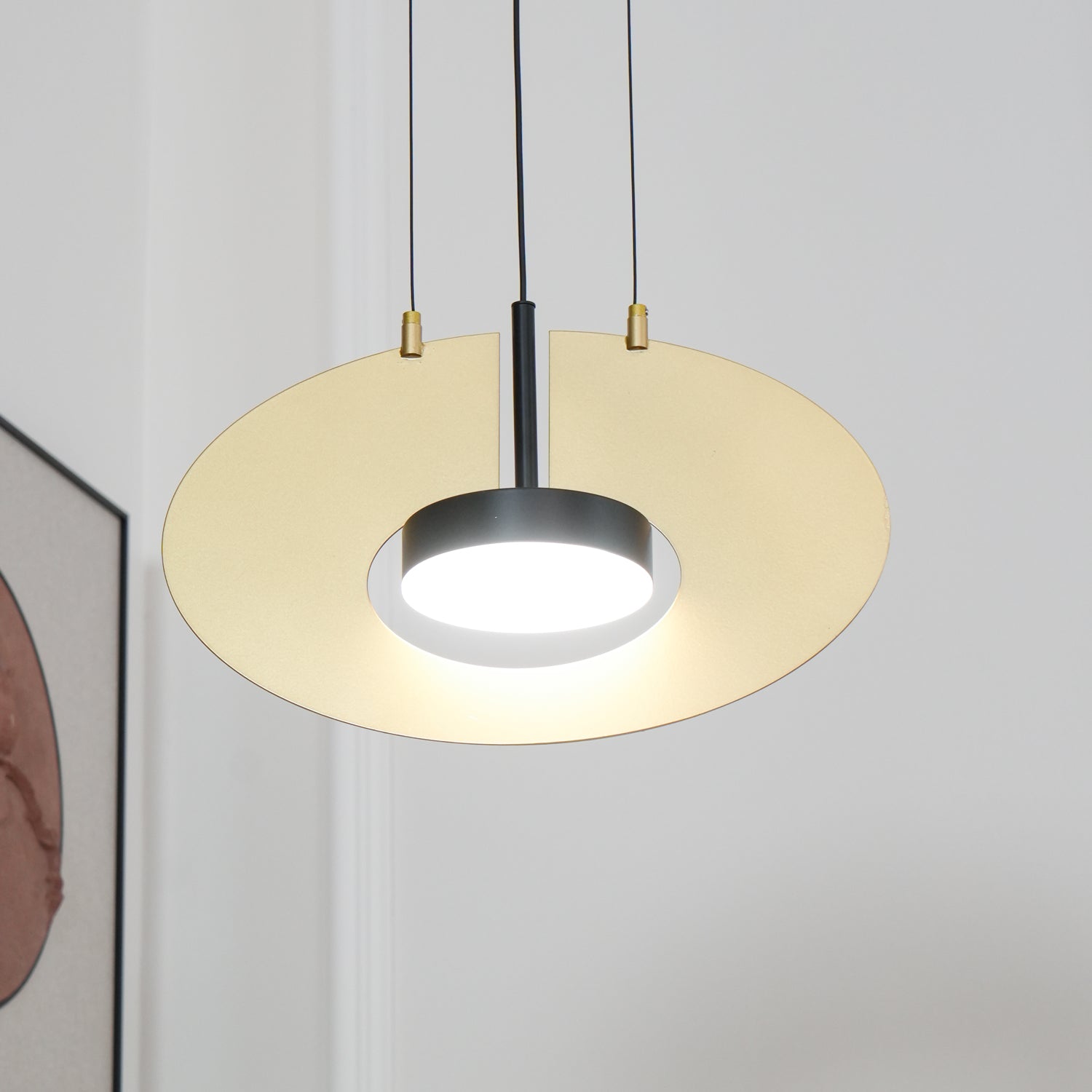 Solara Pendelleuchte Oval Ring Geometrisch-Letslighting