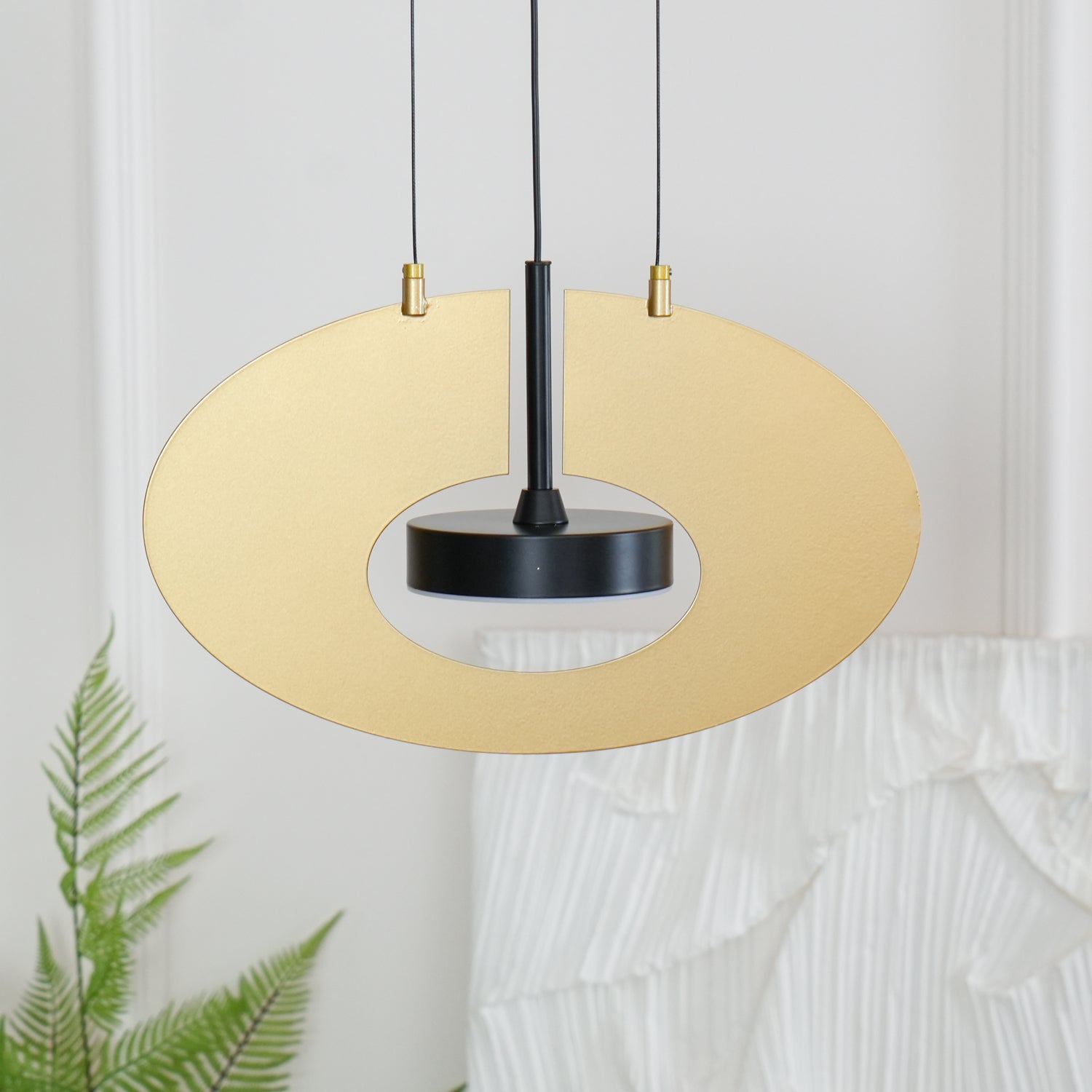 Solara Pendelleuchte Oval Ring Geometrisch-Letslighting