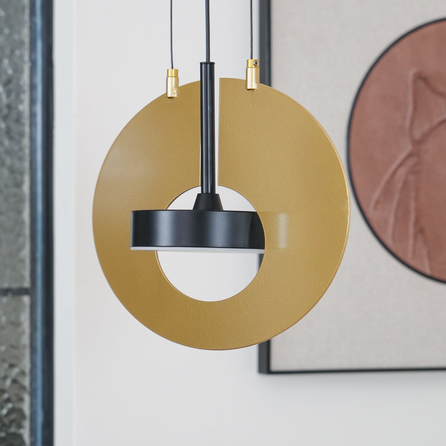 Solara Pendelleuchte Oval Ring Geometrisch-Letslighting