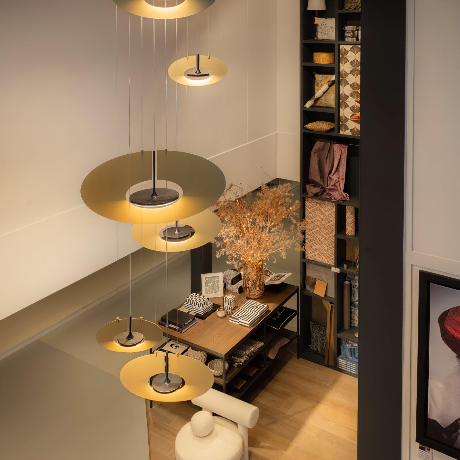 Solara Pendelleuchte Oval Ring Geometrisch-Letslighting