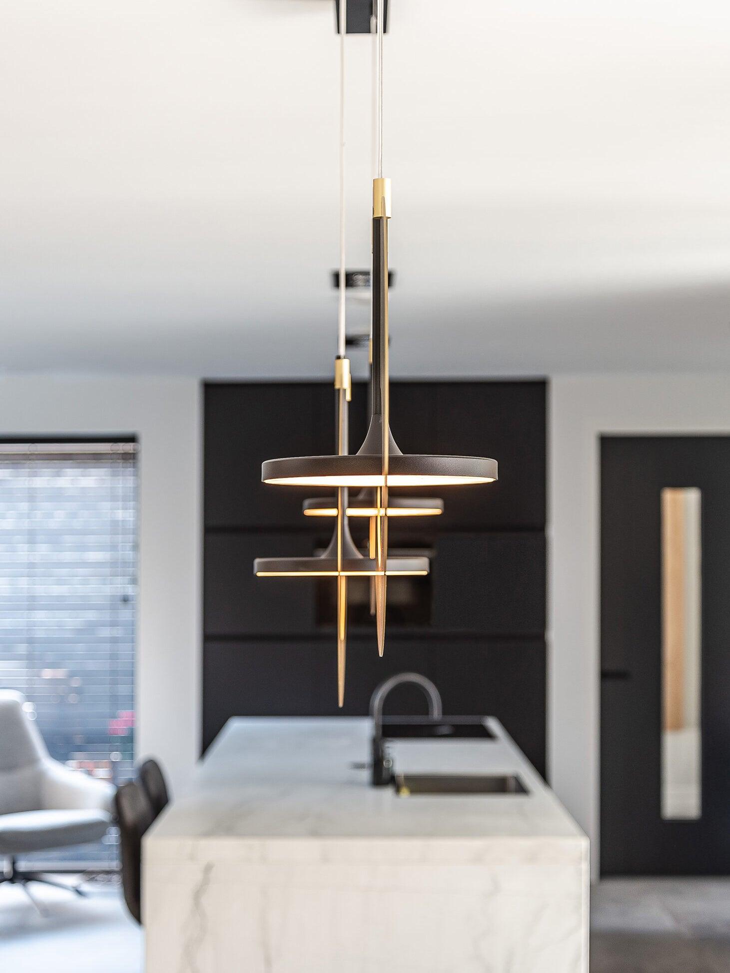 Solara Pendelleuchte Oval Ring Geometrisch-Letslighting