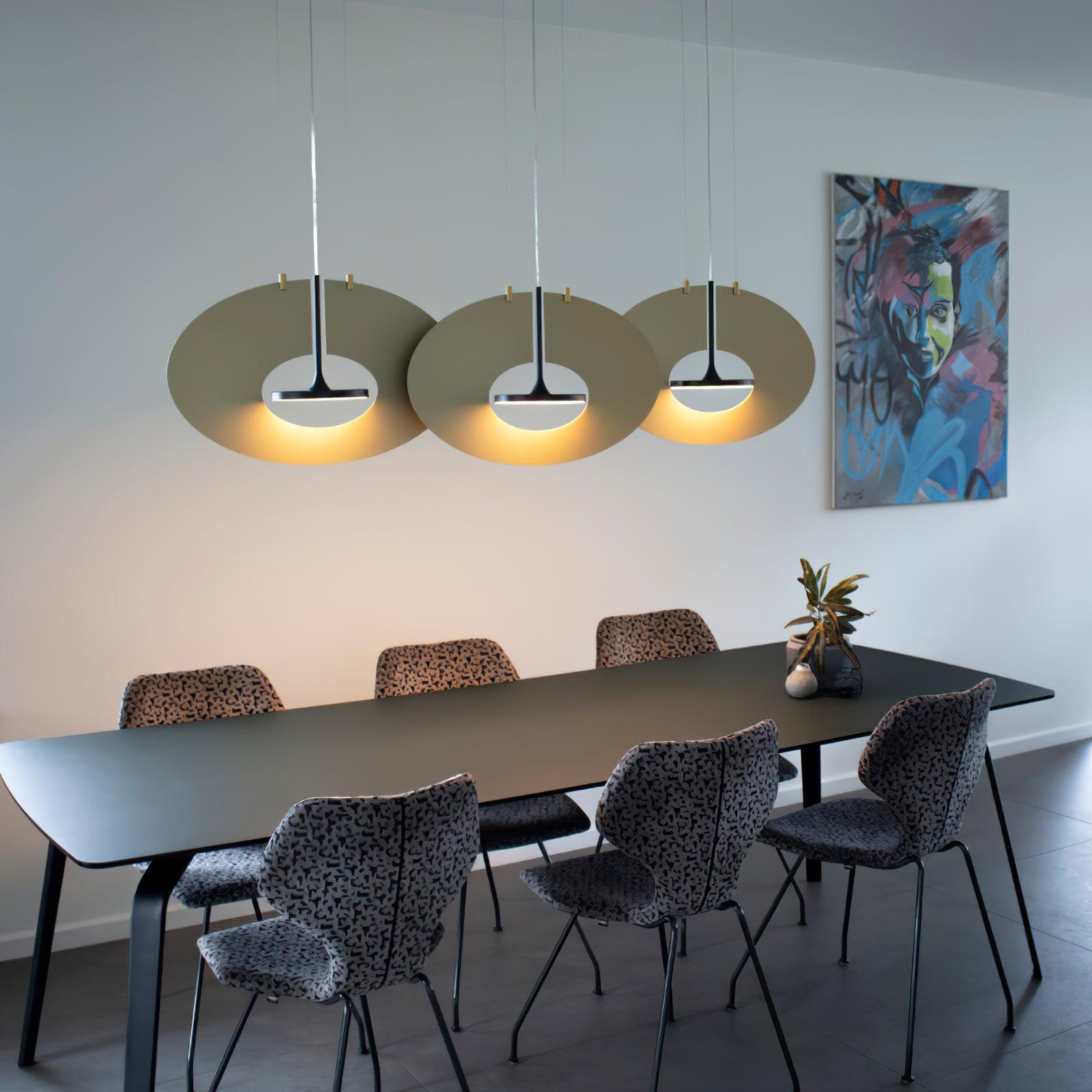 Solara Pendelleuchte Oval Ring Geometrisch-Letslighting