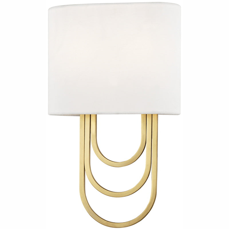 Evelaris Messing Stoff Modern Minimalistisch Wandleuchte-Letslighting